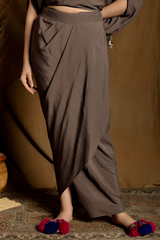 Mouse Grey Cape with Wrap Around Skirt